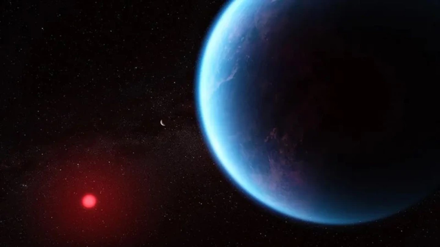 Okyanuslarla kaplı olduğu düşünülen bir gezegen olan K2-18b