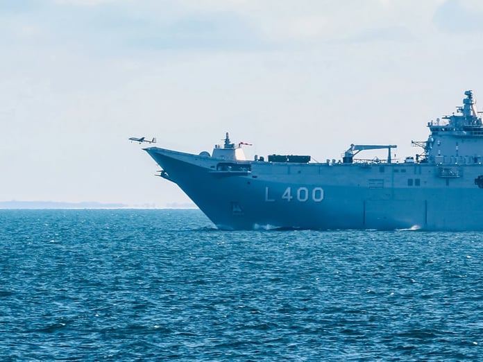 Bayraktar TB3 SİHA, TCG ANADOLU’dan kalkarak NATO tatbikatında deniz hedefini vurdu