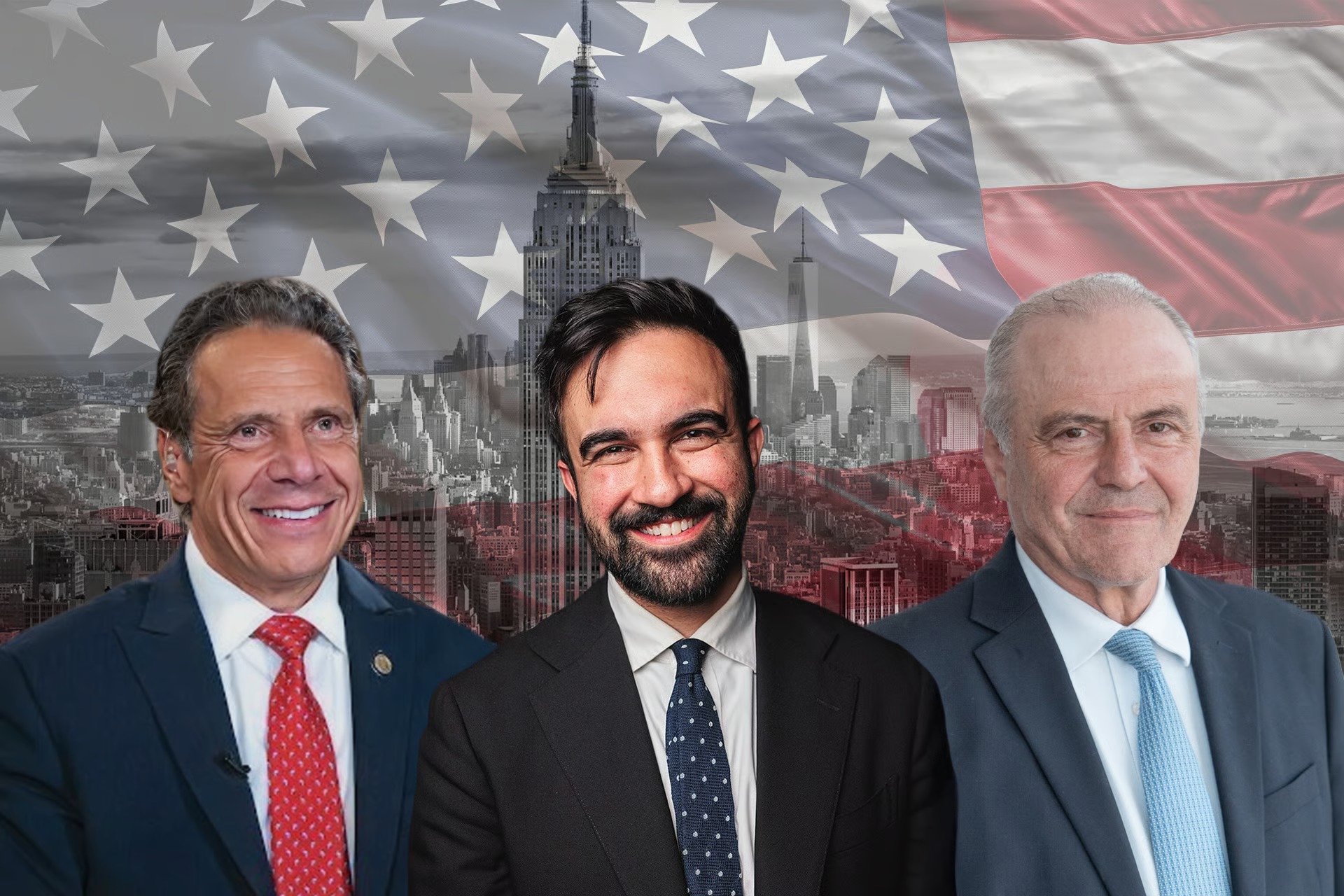 NYC Mayoral Race: Mamdani vs. Cuomo vs. Sliwa