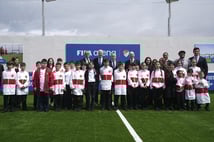 FIFA Arena’nın ilk 'güneş enerjili' sahası Riva’da açıldı: Deprem bölgesi unutulmadı