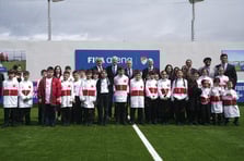 FIFA Arena’nın ilk 'güneş enerjili' sahası Riva’da açıldı: Deprem bölgesi unutulmadı