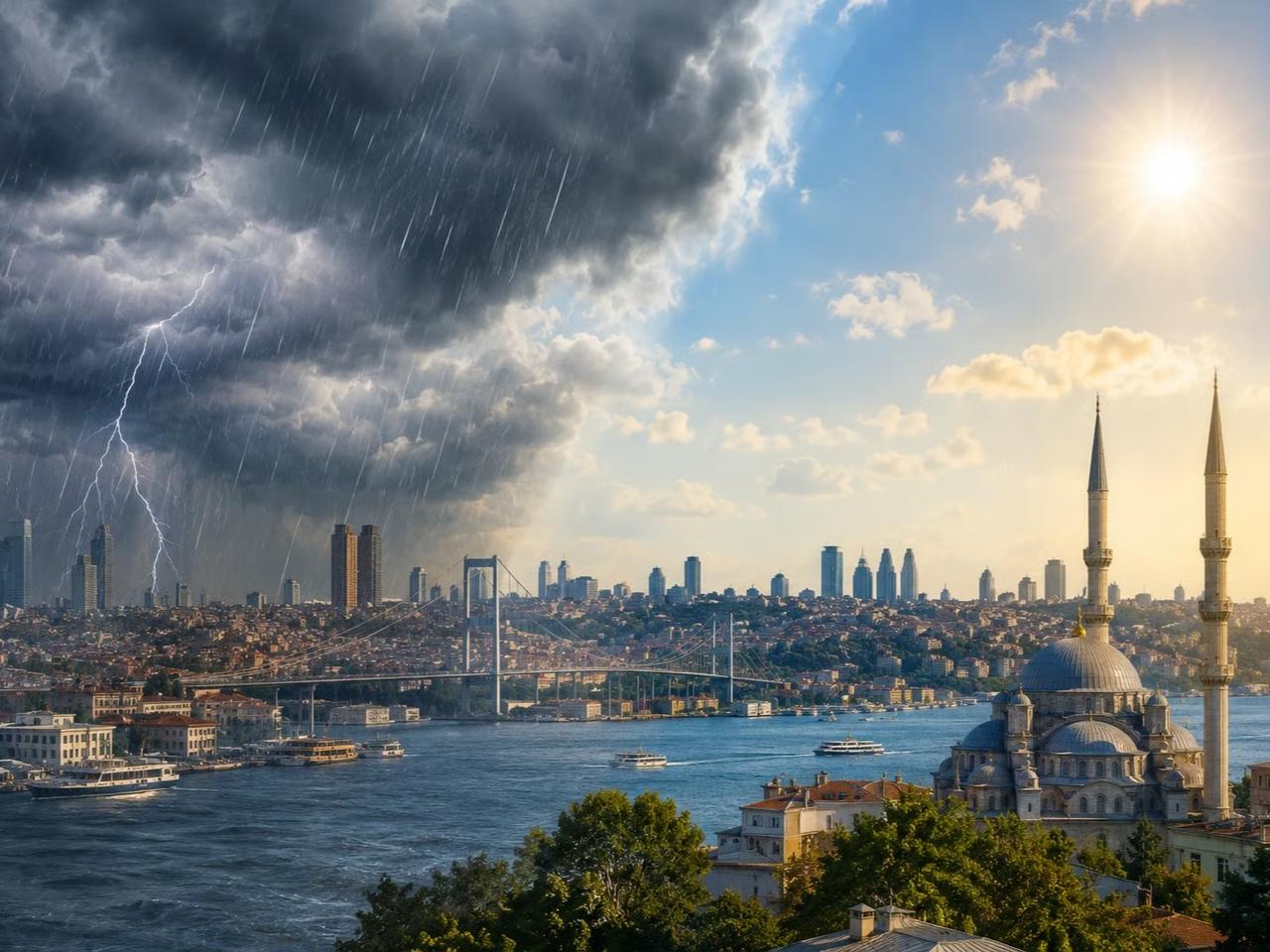 AKOM uyardı: İstanbul'a o gün sağanak geliyor!