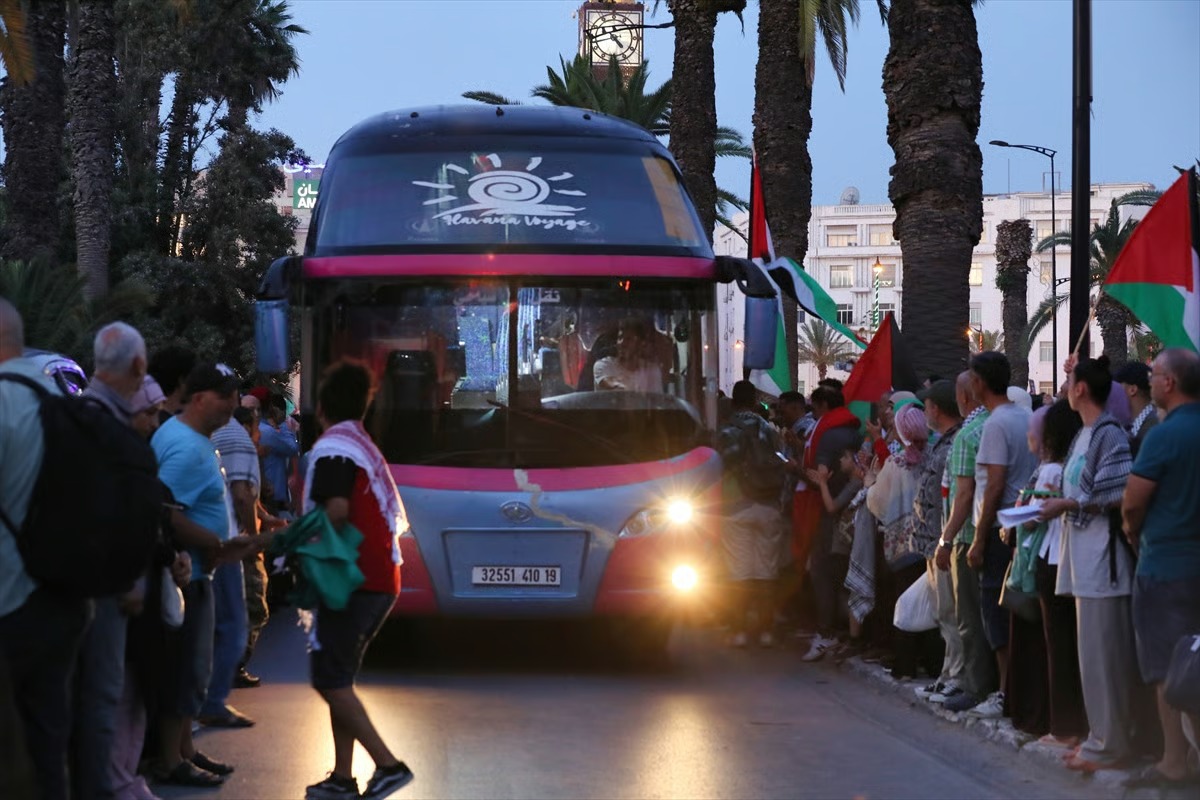 Mağrip konvoyu Gazze yolunda