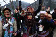 Karadeniz’de kış masalı başladı: Uzungöl Kış Festivali'nden renkli kareler