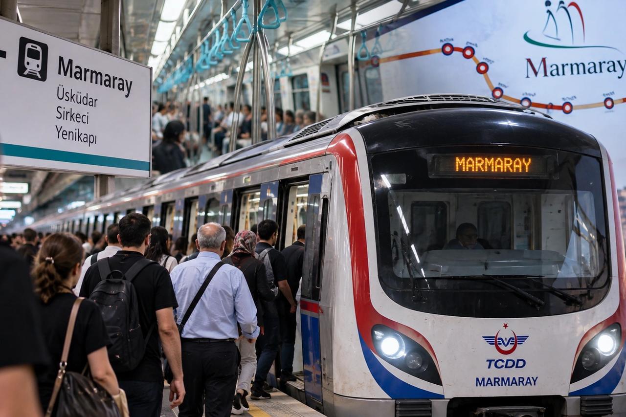 Marmaray seferlerinde teknik aksama! Son durum açıklandı