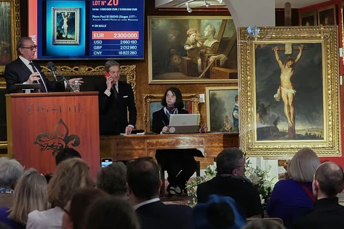 Rubens'in yüzyıllardır kayıp olan tablosu rekor fiyata satıldı