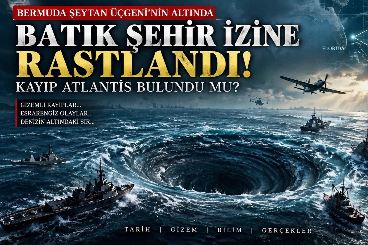 Bermuda Şeytan Üçgeni’nin altında batık şehir izleri