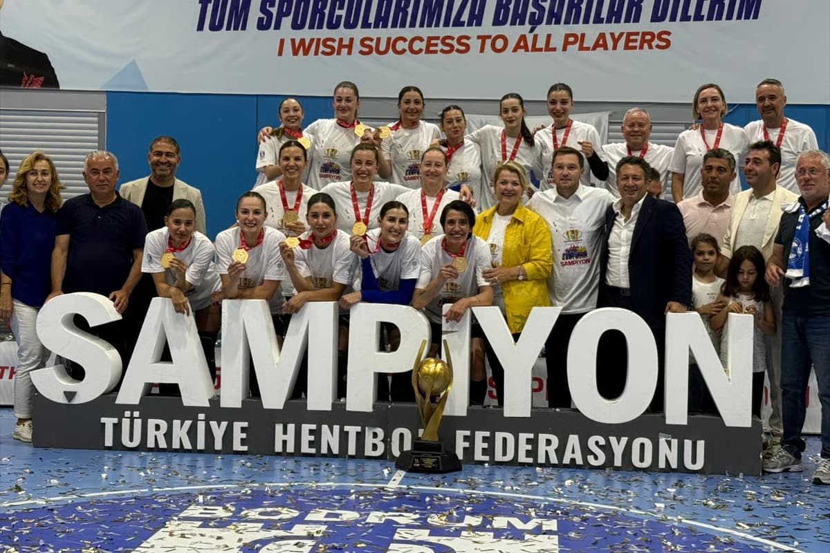 Hentbol Kadınlar Süper Lig'de şampiyon Yalıkavak