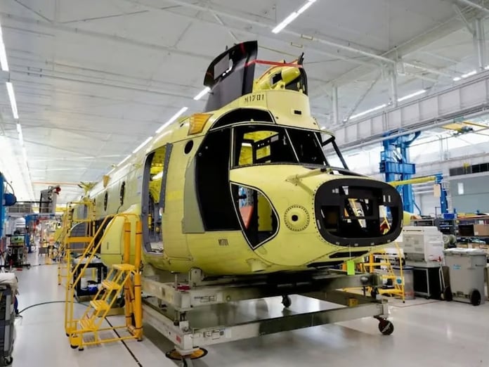 Almanya’nın 60 helikopterlik Chinook programında üretim süreci başladı