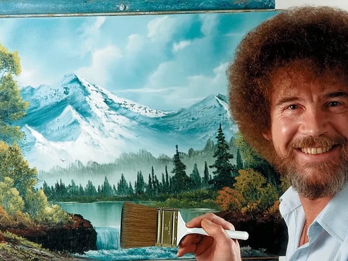 Bob Ross tabloları açık artırmada rekor kırdı