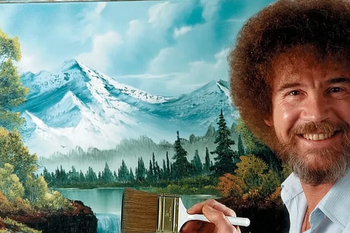 Bob Ross tabloları açık artırmada rekor kırdı