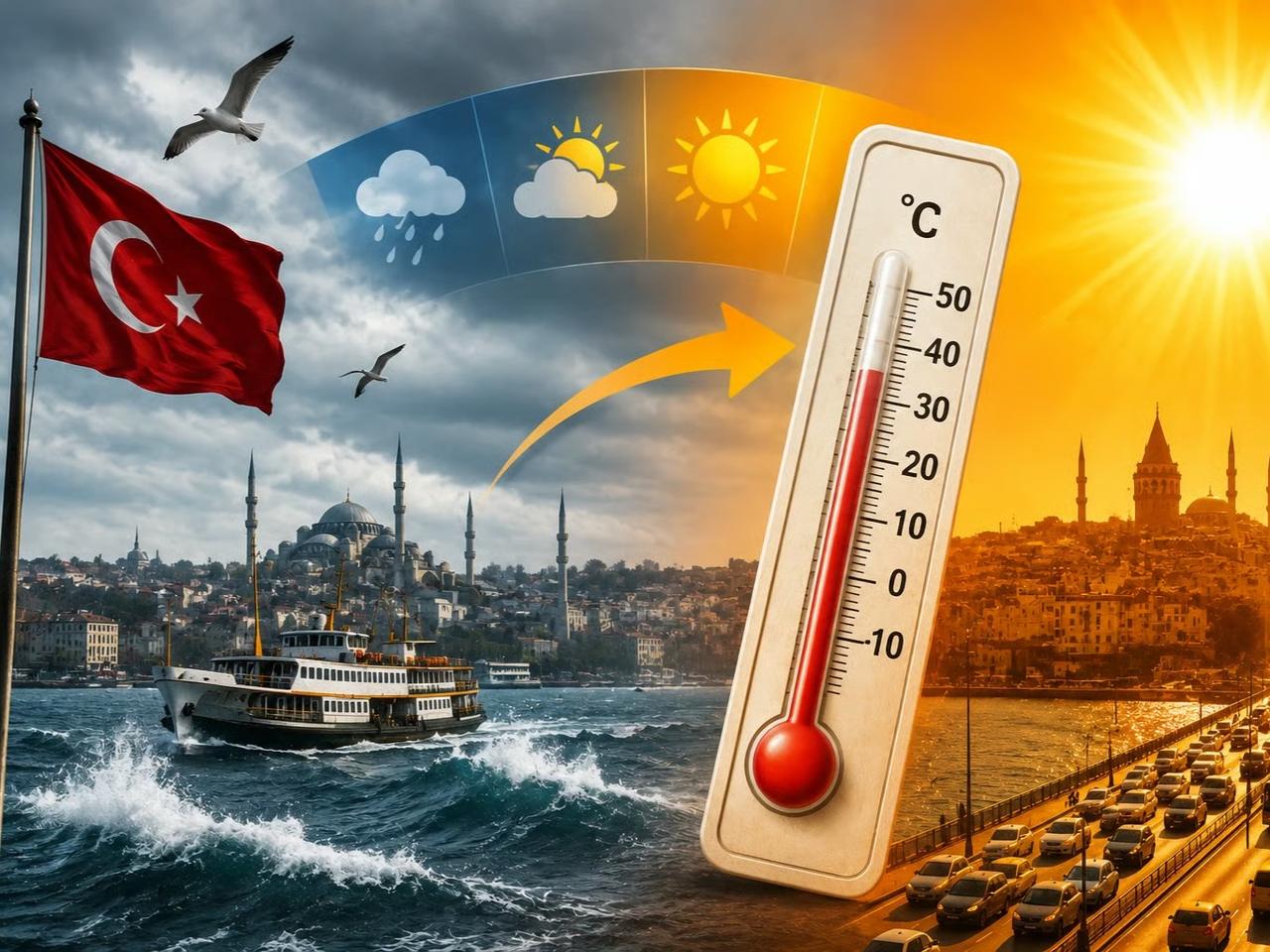AKOM uyardı! İstanbul'da sıcaklık 32 dereceye çıkacak