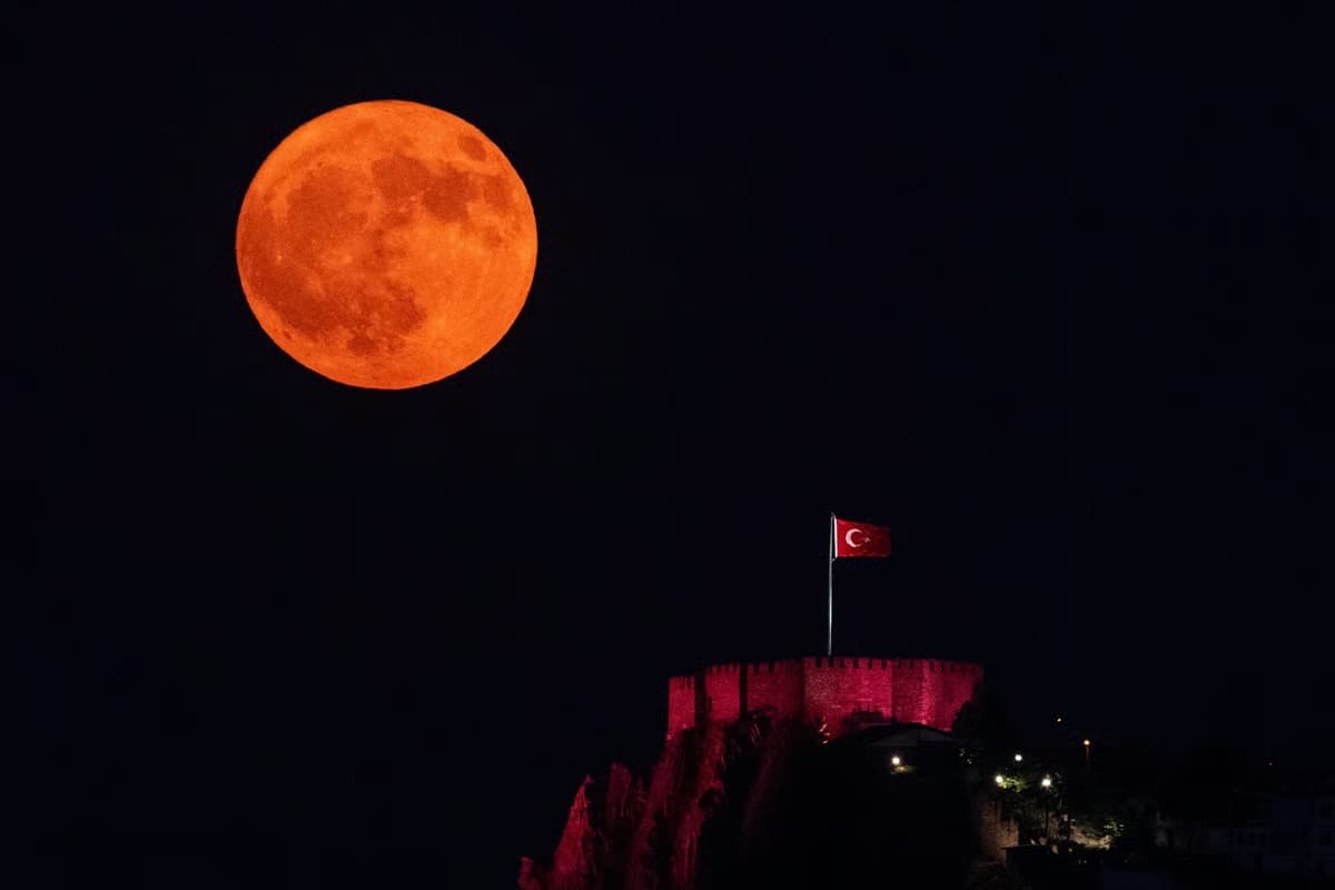 Dolunay'ın büyüleyici güzelliği