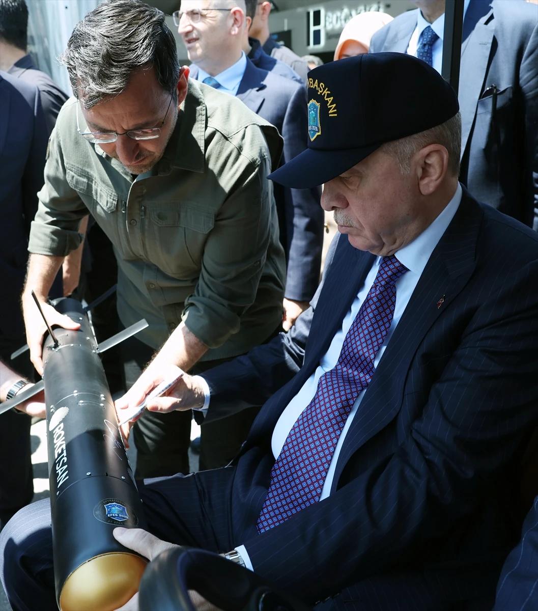 Cumhurbaşkanı Erdoğan Efes-2026 Tatbikatı kapsamındaki dev sergiyi inceledi