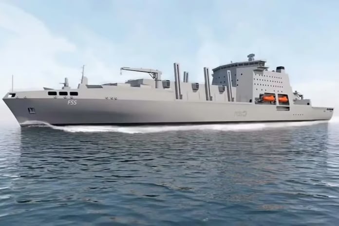 Britanya, yeni nesil lojistik gemisinin inşasına başladı: RFA Resurgent için ilk çelik kesildi