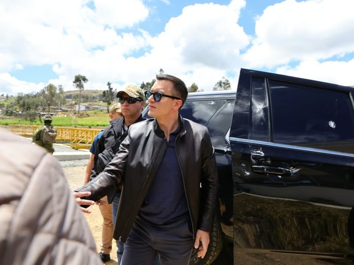 Ekvador’da devlet başkanı Noboa’ya silahlı saldırı