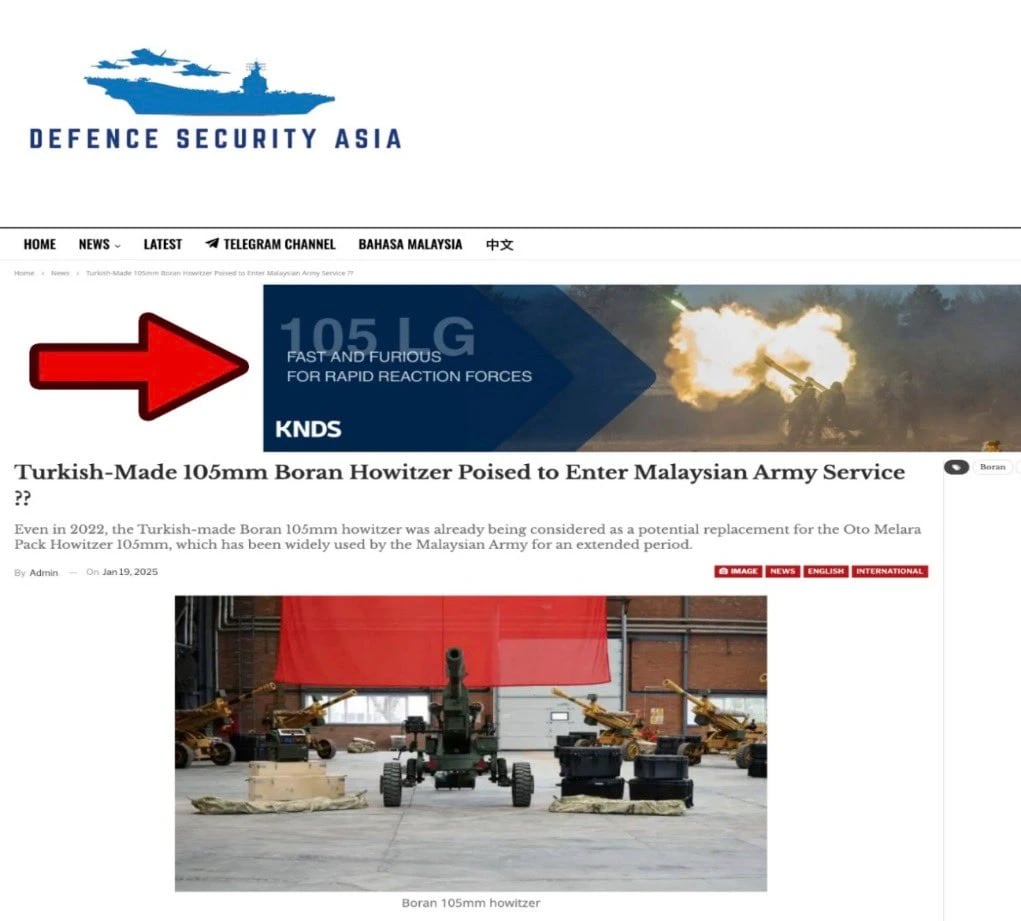Malezya merkezli Defence Security Asia adlı haber platformu