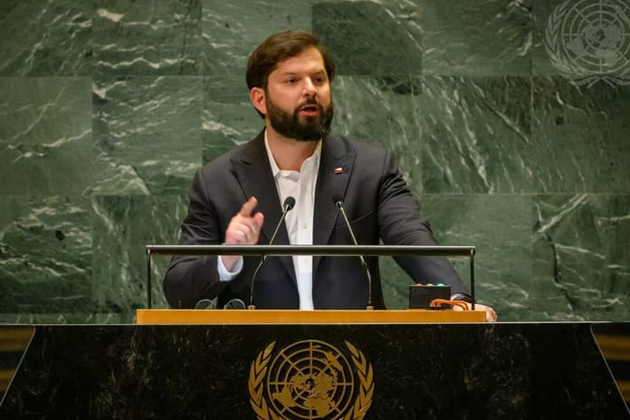 Şili Devlet Başkanı Boric Netanyahu'ya yargı yolunu gösterdi