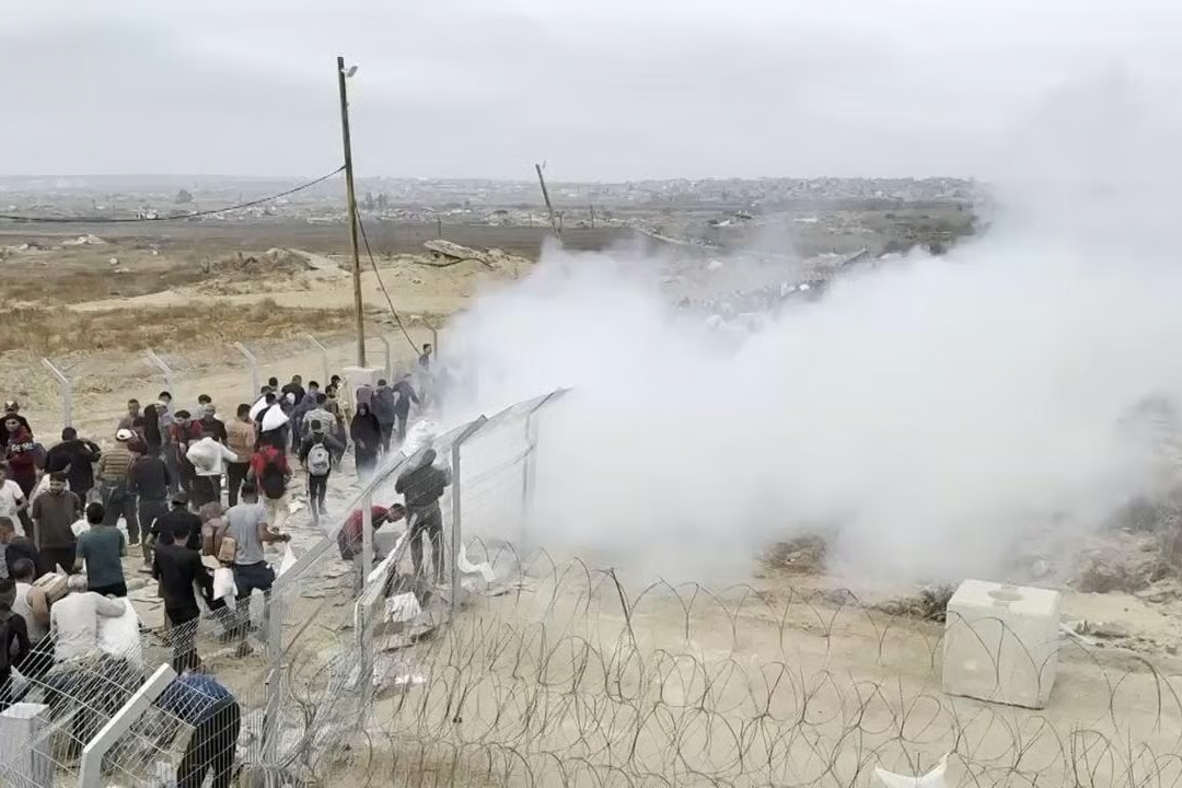 US Contractors Firing on Starving Palestinians at Gaza 