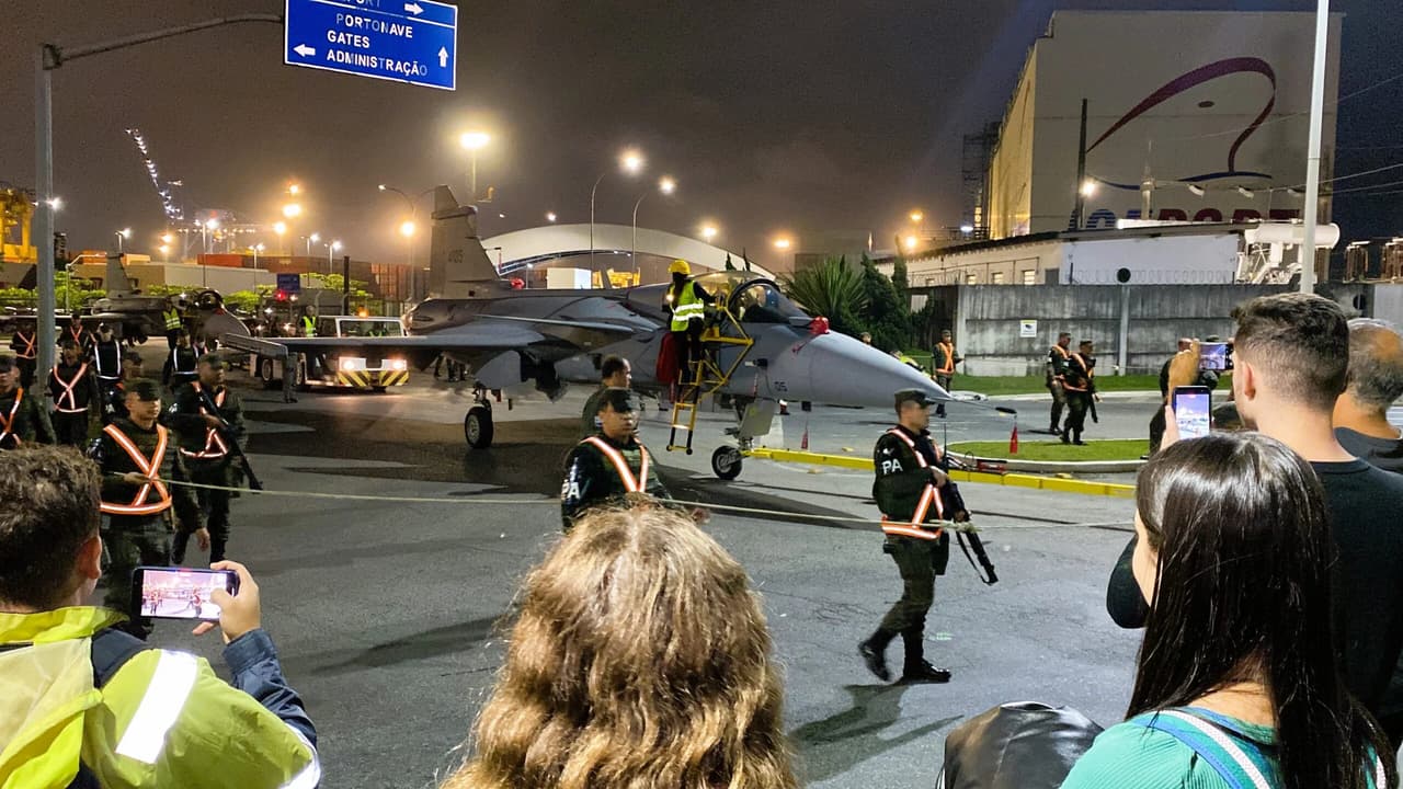Gripen E savaş uçağı (Görsel: Brezilya Hava Kuvvetleri)
