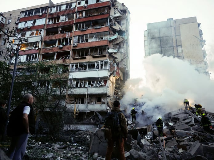 Rusya'dan Kiev'e yoğun hava saldırıları: 1 ölü, çok sayıda yaralı