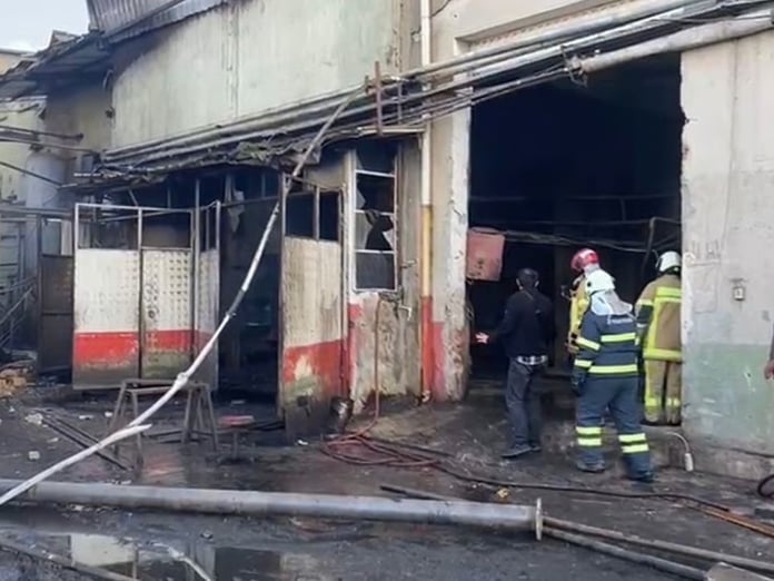 Yağ fabrikasında patlama ve yangın! 7 işçi yaralı