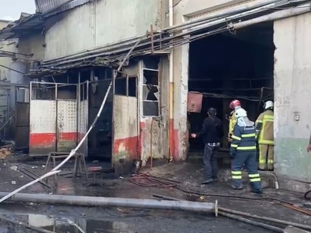Yağ fabrikasında patlama ve yangın! 7 işçi yaralı