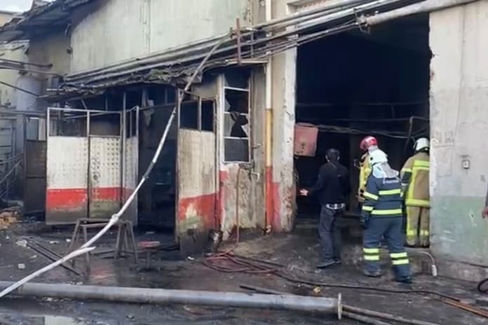 Yağ fabrikasında patlama ve yangın! 7 işçi yaralı