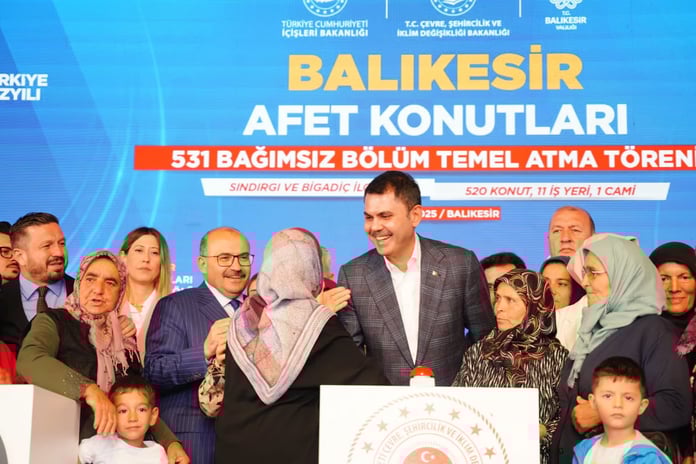 Depremzedeler için temel atıldı: 531 yeni konut yolda