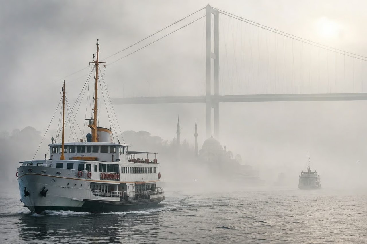 Yoğun sis Boğaz'ı kapattı! Vapur seferleri durduruldu