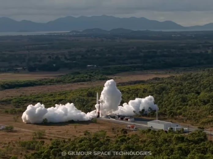 Avustralya'nın ilk yörünge Roketi Eris, ilk denemesinde başarısız oldu