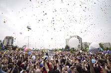 Kanseri yenen Ali Asaf için binlerce kişi bir araya geldi