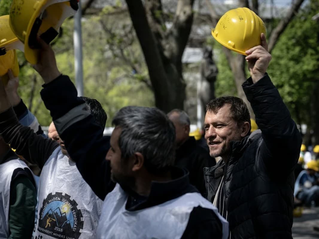 Maden işçilerinin eylemş uzlaşmayla sona erdi