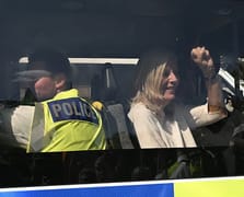 İngiltere'de Gazze'ye destek gösterisine polis müdahalesi