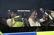 İngiltere'de Gazze'ye destek gösterisine polis müdahalesi