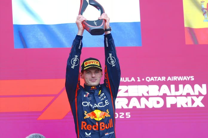 Piastri'den kaza, Verstappen'den galibiyet: Azerbaycan Grand Prix'si nefesleri kesti