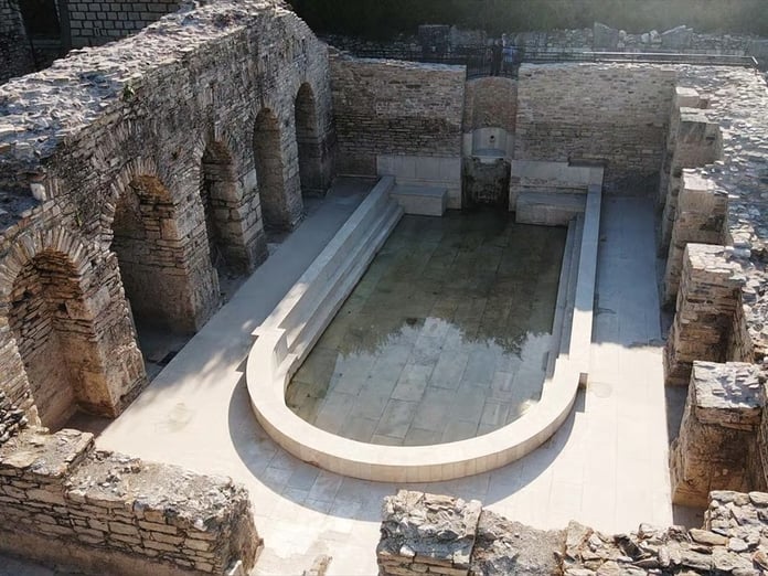 "Gladyatörler kenti" Stratonikeia'nın Roma hamamında 1900 yıl sonra su aktı