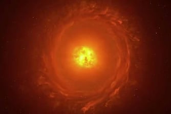 Dev yıldızın son anları: Uzayda büyük patlama