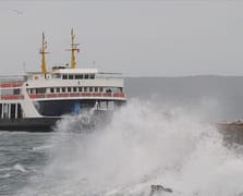 Güney Marmara'da hava koşulları ulaşımı durdurdu