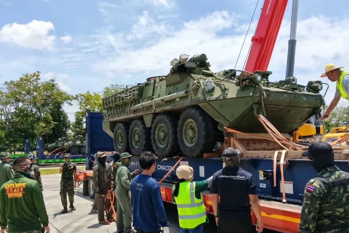 ABD, Tayland'a 19 Stryker zırhlı araç teslim etti