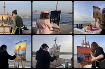 Öğretmenler Kız Kulesi'nden İstanbul'u tuvallerine yansıttı