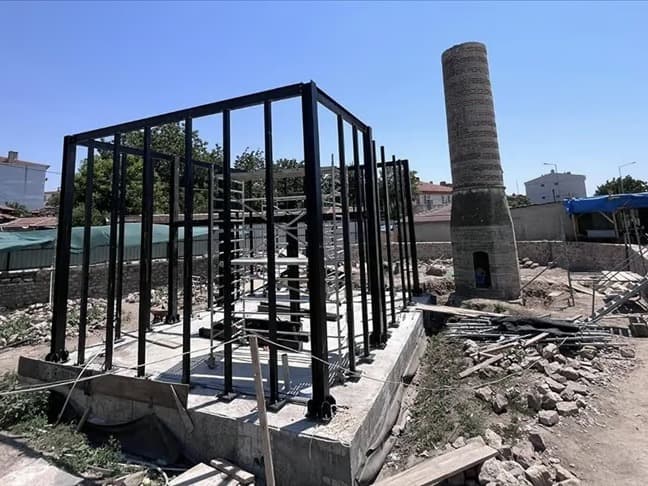 Edirne'de Şeyh Şüceaddin Camisi'nin restorasyonu sürüyor