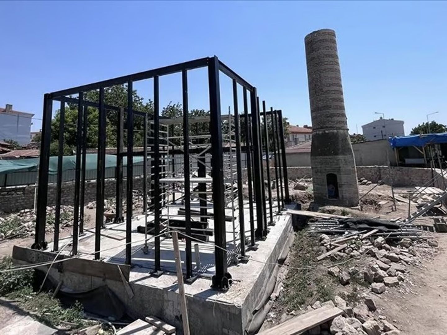 Edirne'de Şeyh Şüceaddin Camisi'nin restorasyonu sürüyor