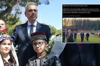 Helikopterli denetime 'iftar' çarpıtması