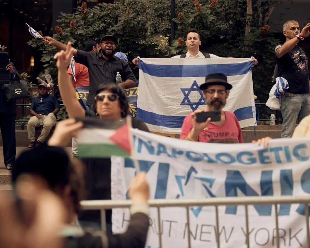 New York'ta Netanyahu protestosu 