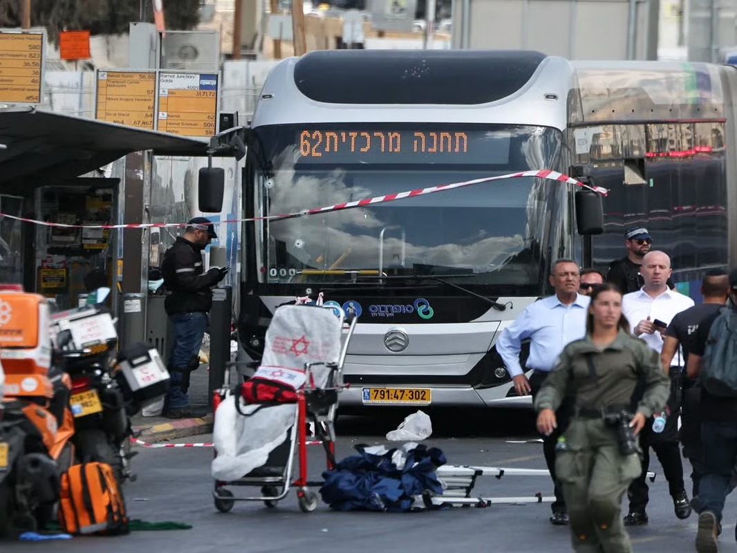 Five Killed in Shooting at Jerusalem Bus Stop