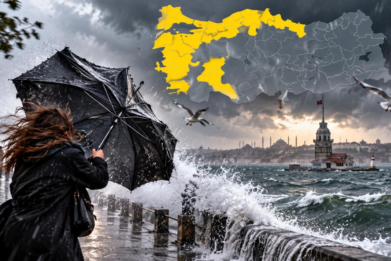 İstanbul dahil 14 il için sarı alarm! Meteoroloji saat verdi