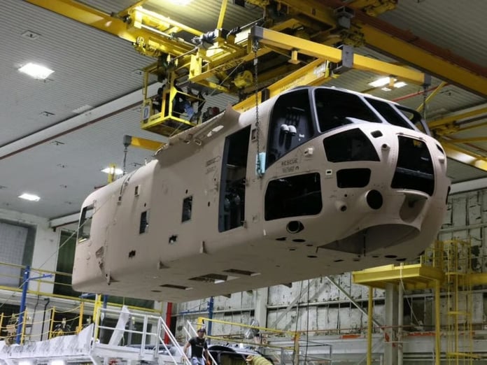 Sikorsky, İsrail’in ilk CH-53K ağır yük helikopterinin montajına başladı