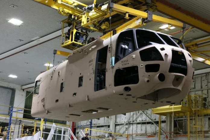 Sikorsky, İsrail’in ilk CH-53K ağır yük helikopterinin montajına başladı