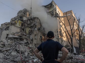Russian Strike Hits Austrian Envoy's Hotel in Kyiv